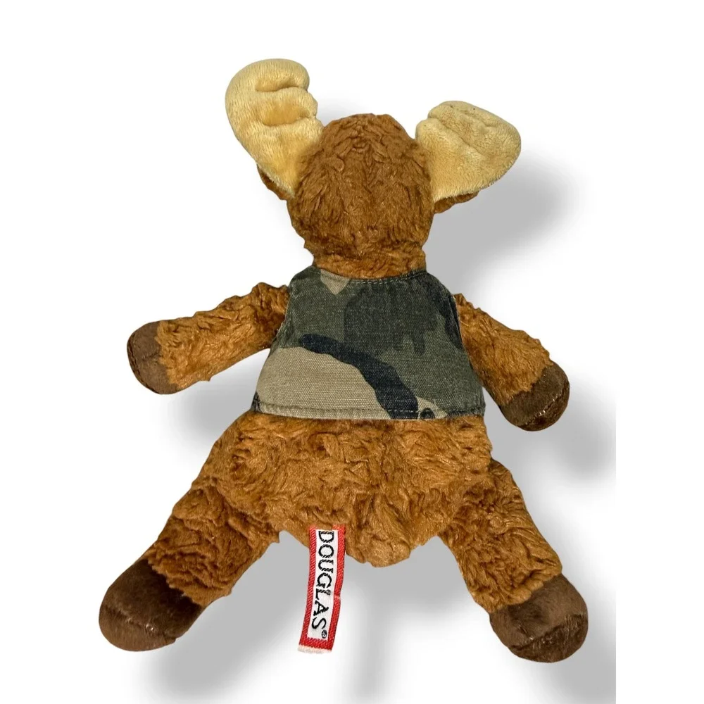 Douglas Cuddle Toys Moose with Vest 7736 Plush Stuffed Animal